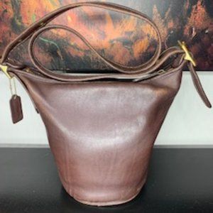 Coach 90's Vintage Bucket Bag Brown